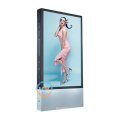 651 inch floor stand double sided lcd display screen